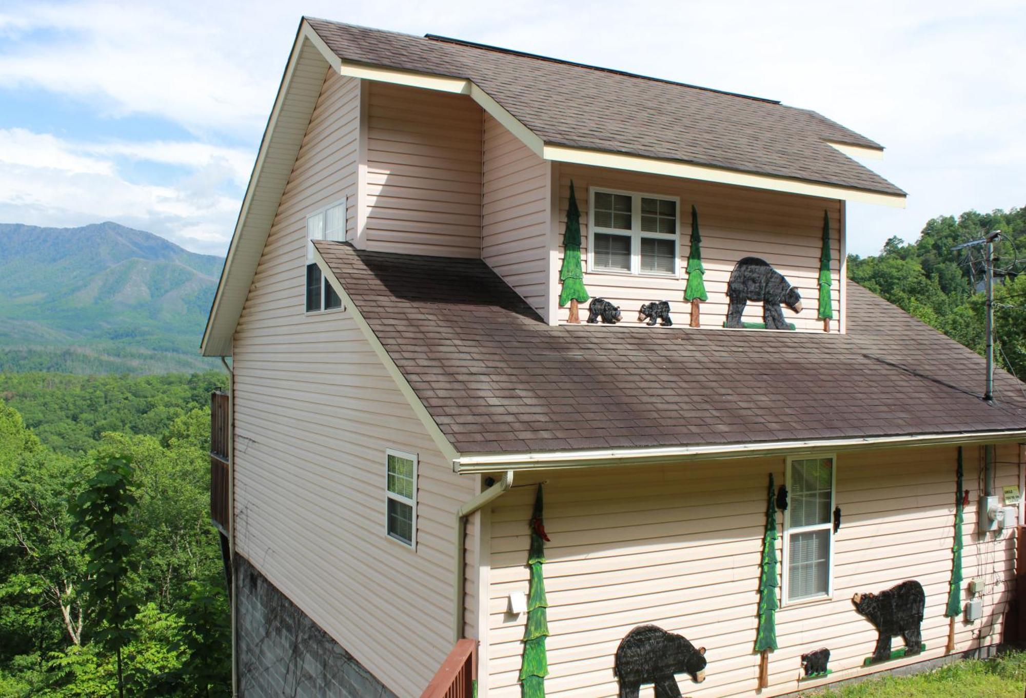 Heavenly View - Bear Themed Cabin, Hottub, Dog-Friendly, Near Гетлинбург Екстериор снимка